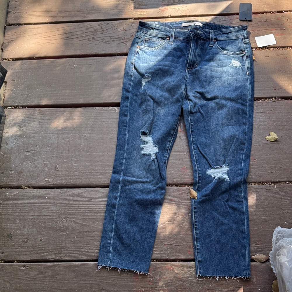 Joe's Jeans Distressed Blue Denim